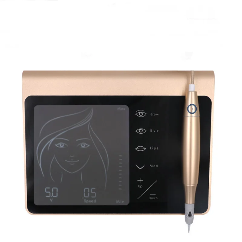 New Arrival Wireless Digital LCD Touch Screen Permanent Makeup Lip Eyeliner Eyebrow Microblading Tattoo Machine