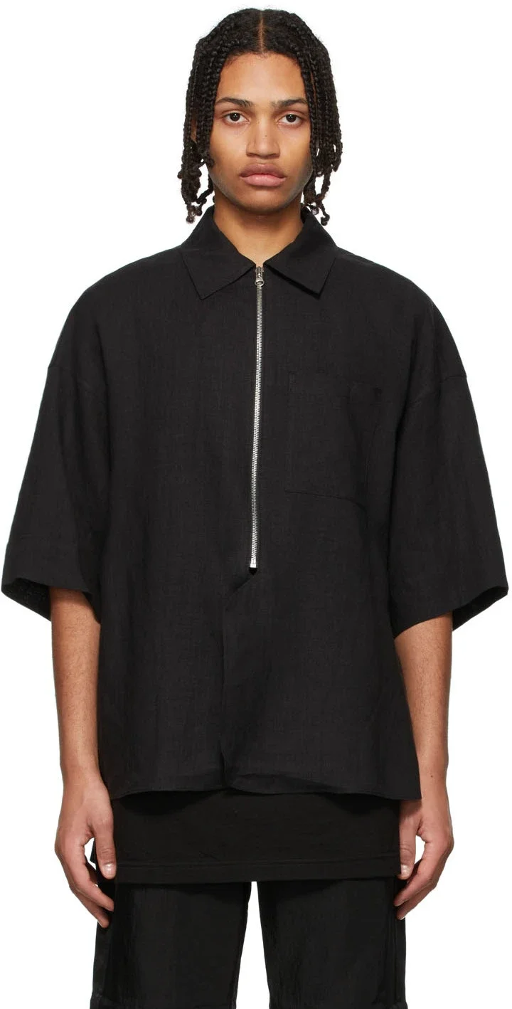 mens shirts with zipper front