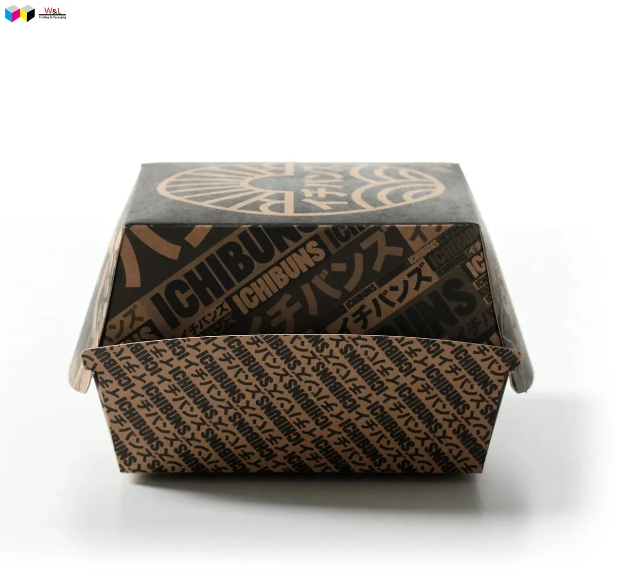 Biodegradable Take Away Take Out Go to Clam Shell 100% Food Grade Paper Taco Tacco Packaging Tray Box