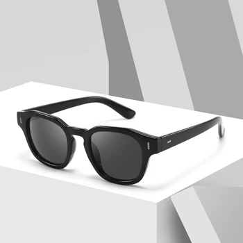 Retro Luxury Small Frame High Quality Plastic Sunglasses for Men and Women Customized LOGO Wholesale Sunglasses 2024