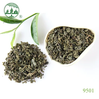 3505 China Fine Te Verde 3505 Particles Round Tight Chinese Organic Gunpowder Green Tea