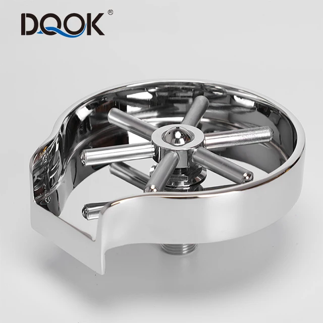 Dqok High Pressure Faucet Glass Washer Stainless Steel Cup Washer Glass