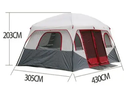 8 Persons Luxury Large Family Camping Tent - Buy Family Tent,Extra 