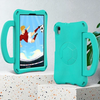 Football Style Tablet Case Shockproof Soccer Design Protective Cover for Galaxy Tab A8.0 Anti-Slip Grip and Precise Cutouts
