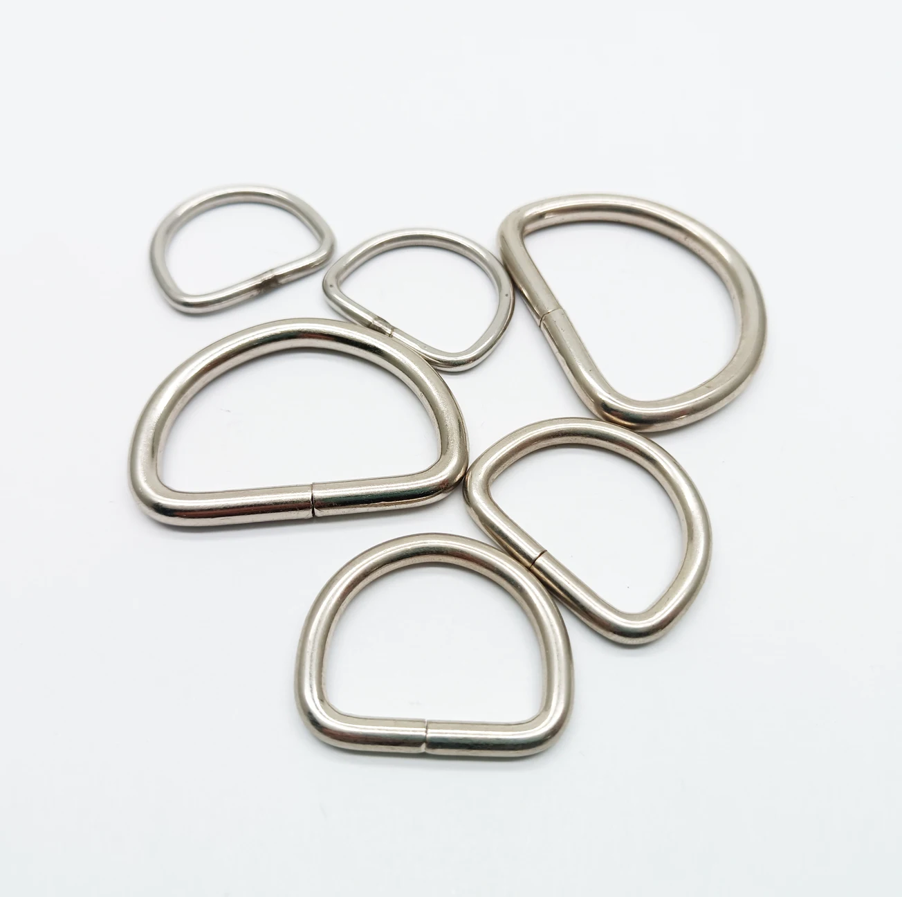 Manufacturer's Direct Sales of 25mm Silver or Black d Ring Iron 304 316 Stainless Steel