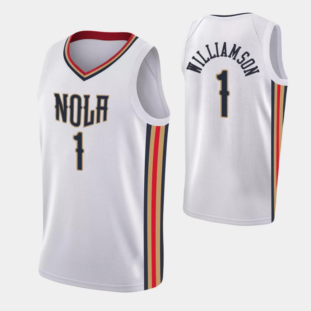 stijl accessoires statisch Men's New Orleans City Shirts Basketball Jersey #1 Zion Williamson 75th  Anniversary Sport Uniform Custom Name And Number - Buy Basketball Jerseys  Wear New Season,Cheaper Basketball Jerseys Online Store,Drop Shipping  Basektball Jerseys