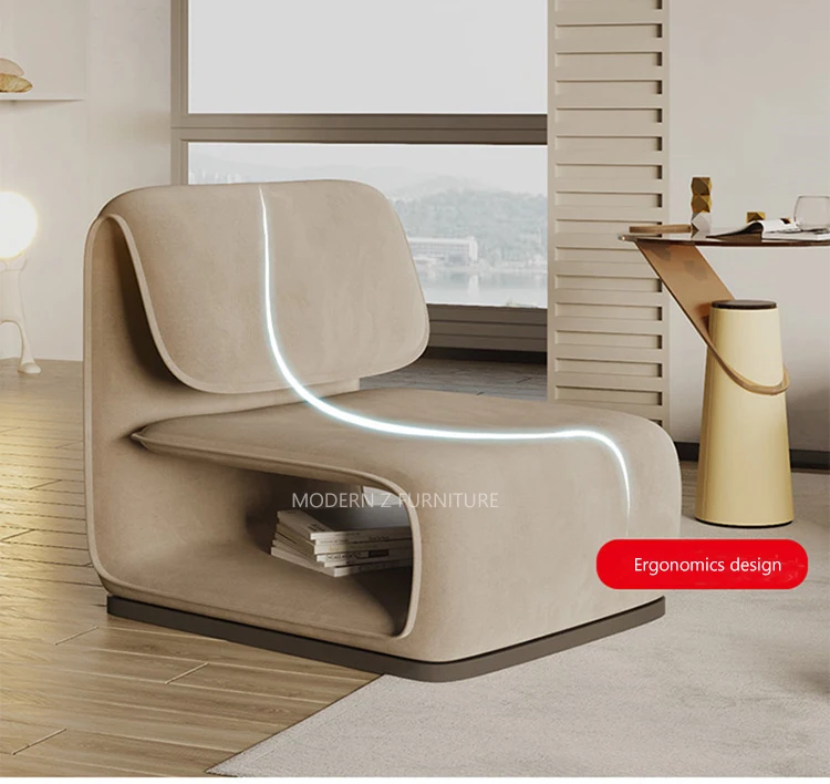 Italian Design Comfy Luxury Hotel Belleze Grey Velvet Accent Chairs