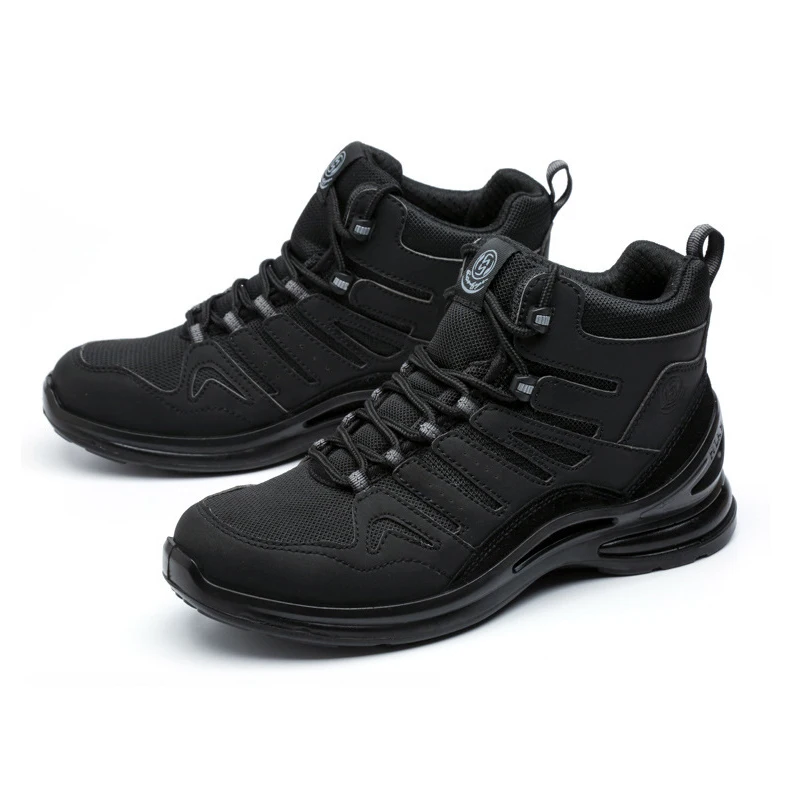 Israel Quality Steel Toe Work Boots Cheap Mid Cut Factory Appliion for Autumn and Winter Seasons