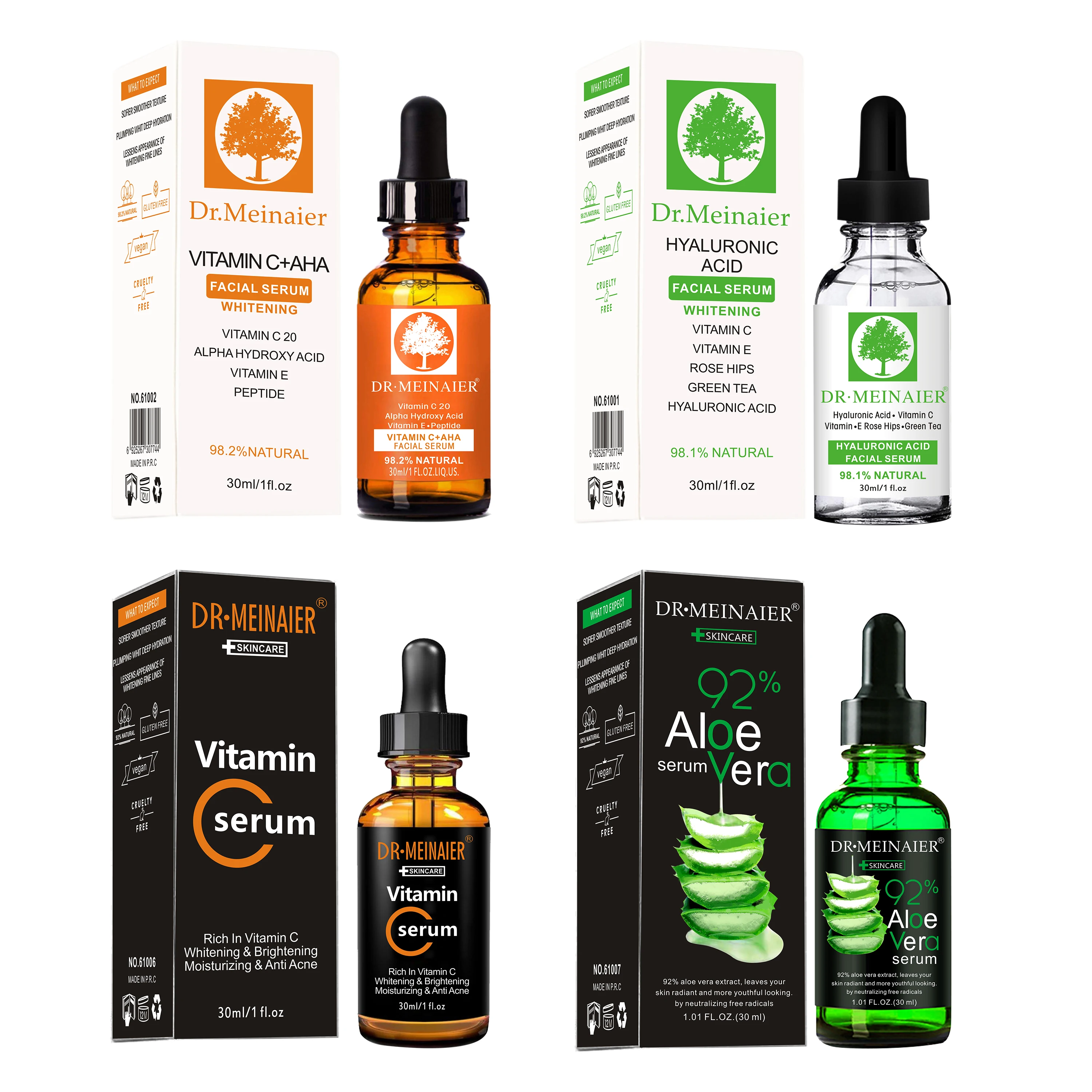 Hot Sale Moisturizing Facial Serum With 20% Vitamin C Hyaluronic 