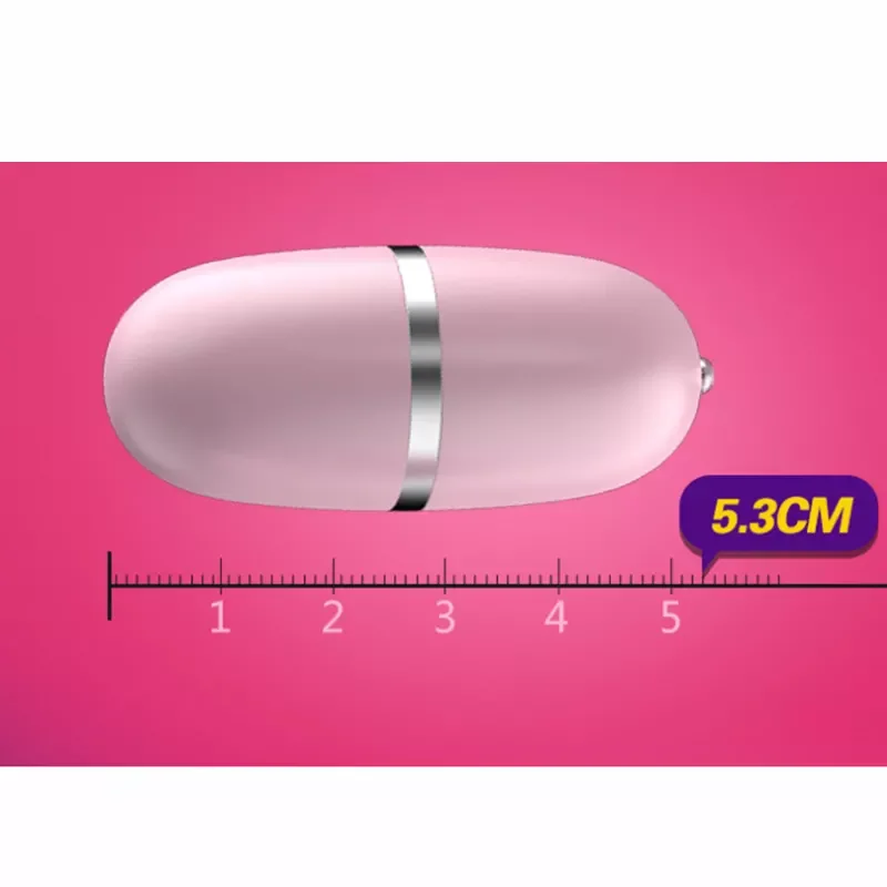 Vibrating egg with dimensional specifications