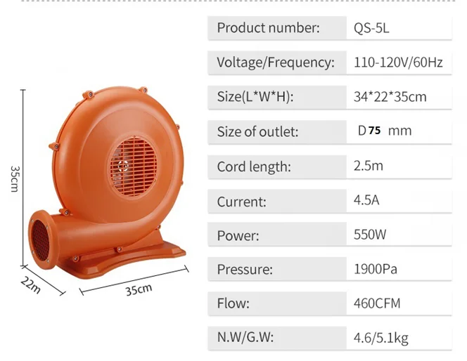 Etl Certification Air Blower, SAA, Plastic - detail 20