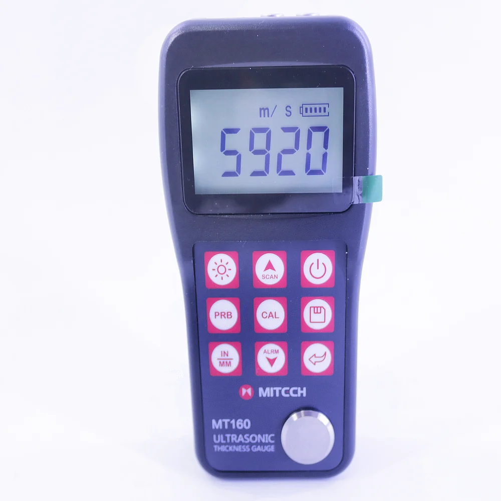 Mitech MT160 Ultrasonic Thickness Gauge for Steel (0.75-300mm ...