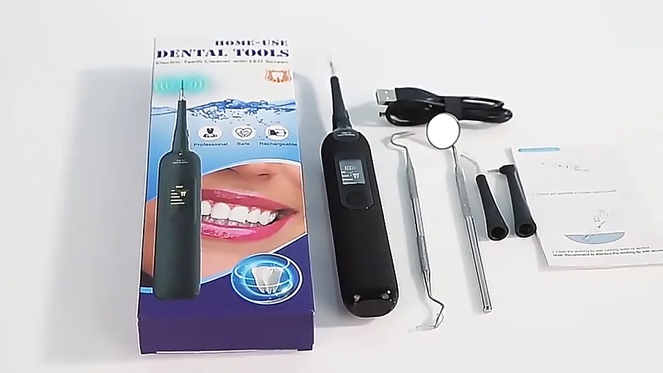Waterproof Portable Teeth Scaler Oral Cleaning Kit Dental Plaque