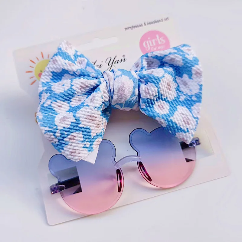 Hot Selling Unisex Baby Girls Child Hair Accessory Set Hairband Cute