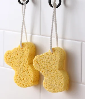Natural Household Kitchen Cleaning Sponge Compressed Cellulose Sponge bath brushes sponges scrubbers