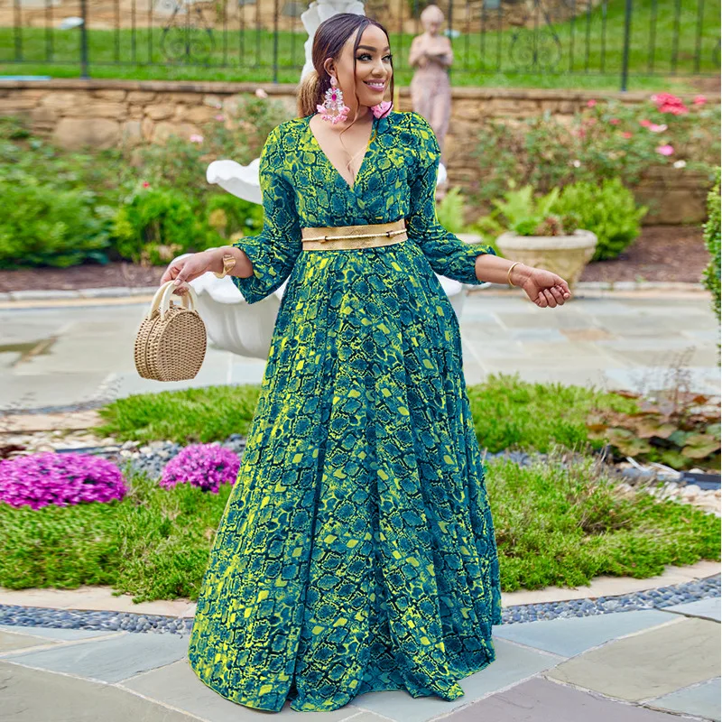 Plus Size Women Clothing Fall 2023 Women Clothes Maxi Dresses Loose