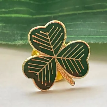 Spilla A Trifoglio Per San Patrizio &ndash; Vintage, Strass Verdi, Gioiello Regalo Irlanda