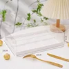 6 agujeros (28*18*8cm) blanco