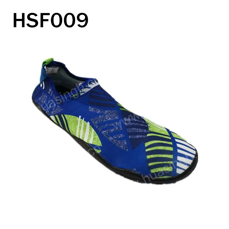 Cr,Sea Surfing Competition Function Shoes For Sale Quickdrying Fabric Blue Color Swimming Shoes