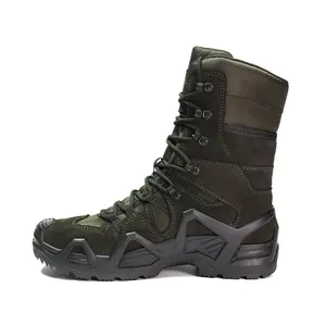 Factory OBM ODM Custom Wholesale Combat Shoes High Cut Protection Adventure Tactical Boots