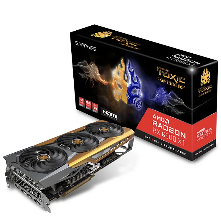 サファイア 新品タグ付き サファイア TOXIC AMD Radeon RX 6900 XT 空冷ゲーミンググラフィック