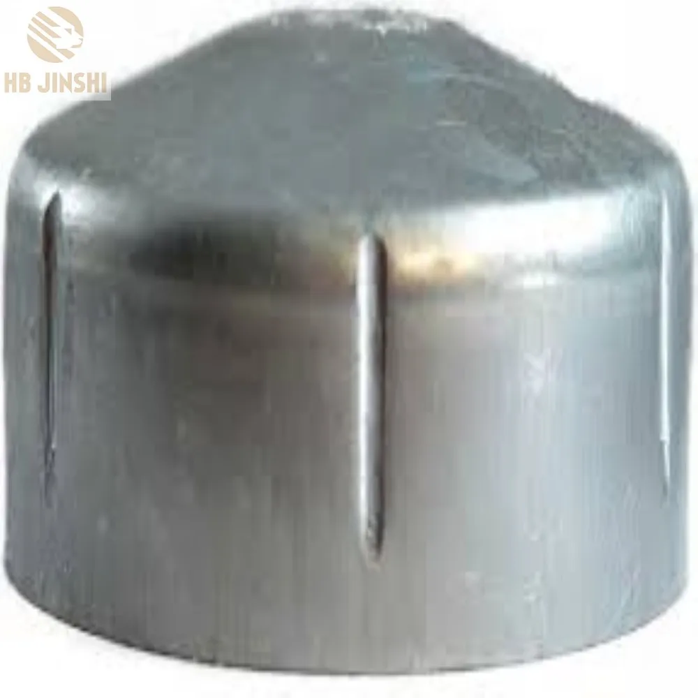 6 cm Post Cap Fence Cap Round Steel Posts 60 mm diameter 