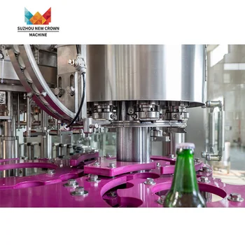 Professional Automatic Glass Bottle Wine & Beer Filling Machine Supply for Filling and Packing Production Line