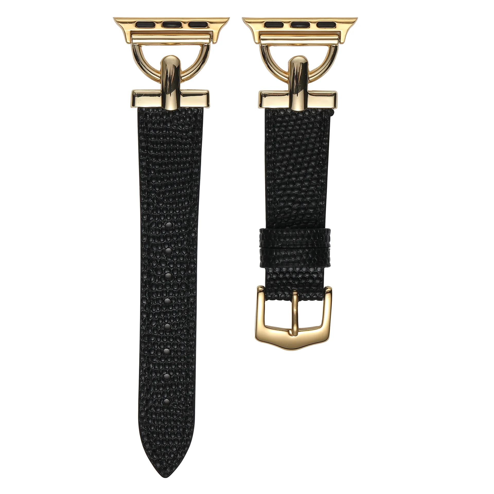 Black - Gold buckle