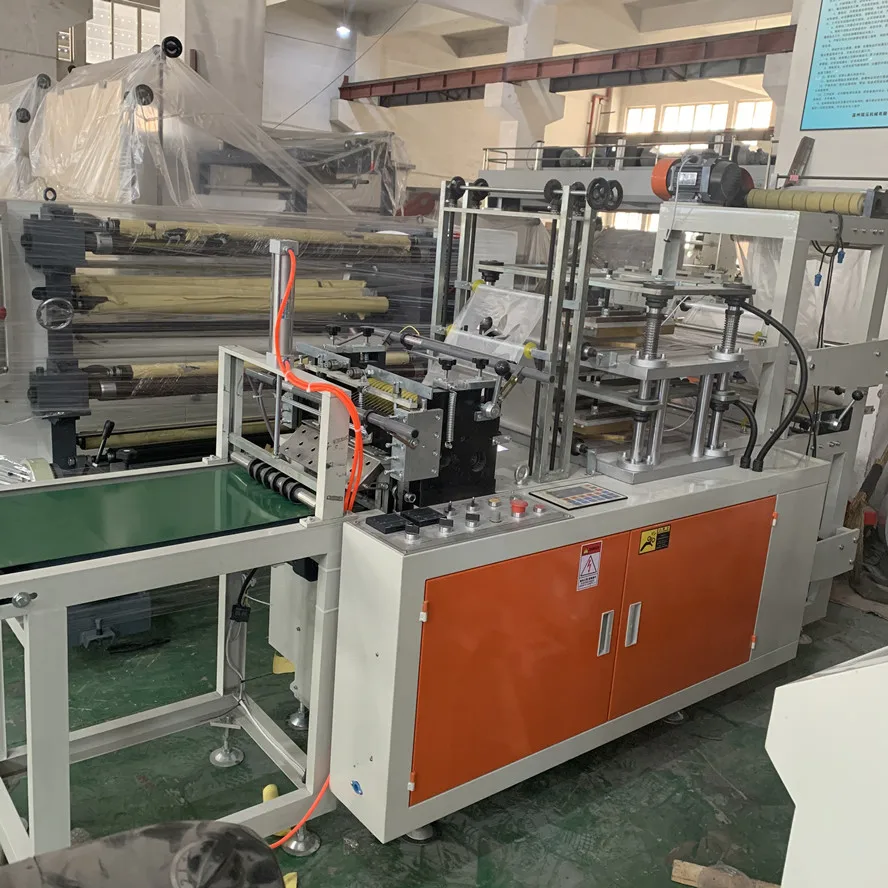 Ruiplas Semi Automatic Computer Control Disposable PE HDPE LDPE Plastic Glove Making Machine