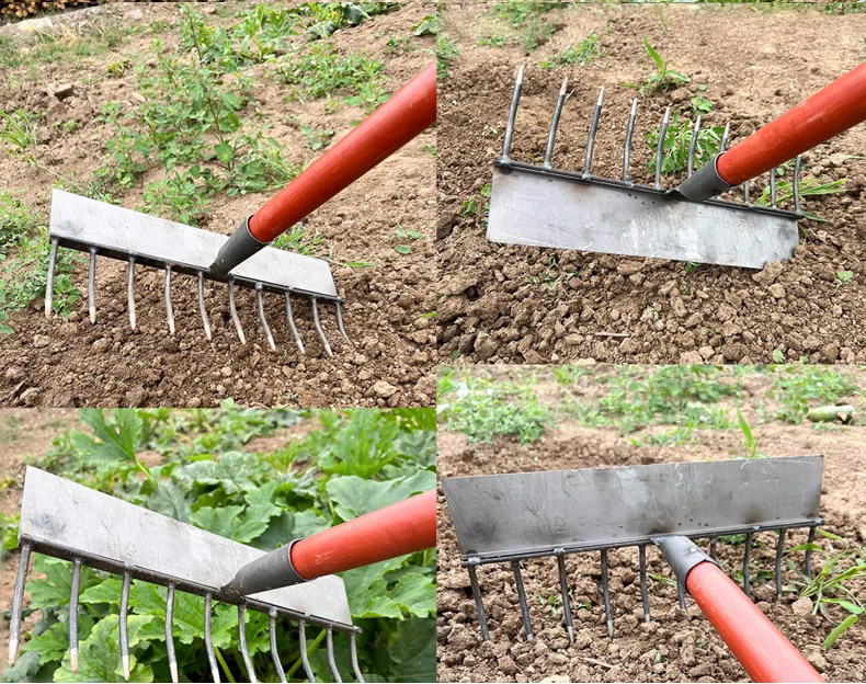 product customized hot forged carbon steel  iron agriculture tool hoe  farming weeding garden home hoe  head-11