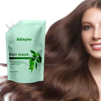 1000g Salon-Grade Argan Oil Hair Mask Professional Repair for Extreme Damage & Split Ends Hair Treatment Mask Cream for Salon
