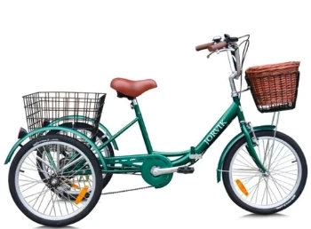 Tricycle adulte 3 roues avec panier - Charge max 150 kg, 20