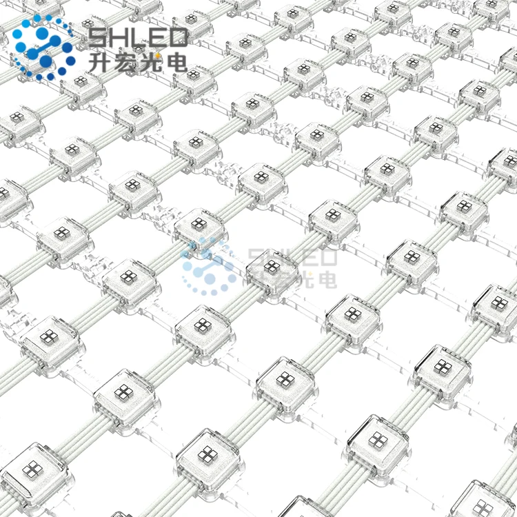 HD High Brightness P55 Mesh Module Display 3d Mesh Led Curtain Screen ...