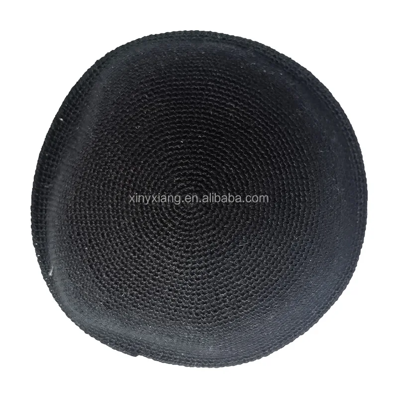 Factory Custom Kippah Thin Thread Jewish Cap Kipa Yarmulke Israel Yamaka Hat Kipot Bris, Hand Knitted Cotton DMC Kippah