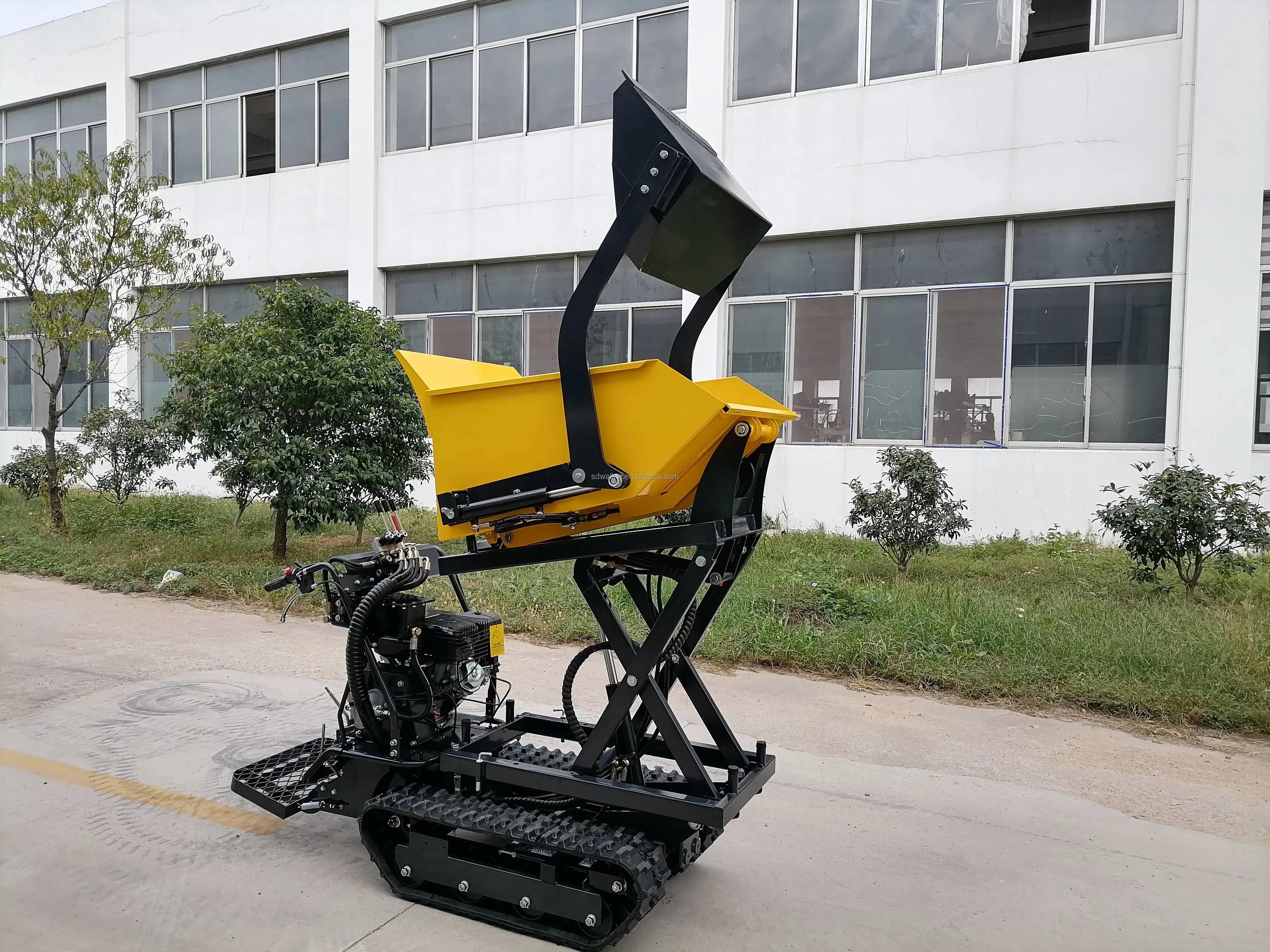 Mini Transporter Self Loading 500kg Mini Dumper Crawler