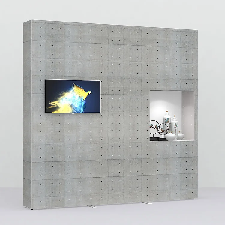 8ft / 10ft Free Standing Foldable Portable Popup Display Background Backdrop Wall for Exhibition / Event