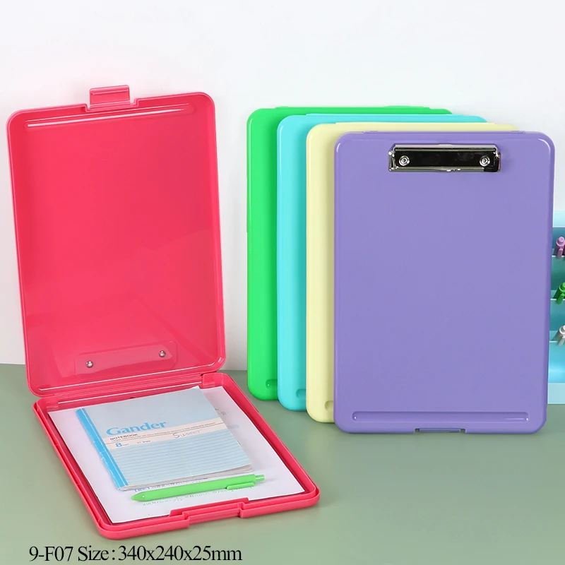 SUNSHING Plastic Storage Clipboard A4 A3 Color File Folder Document Box Filing Organizer Products Magazines Folders Files Holder