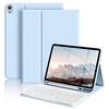 เคส Ice Blue + คีย์บอร์ดสีขาว