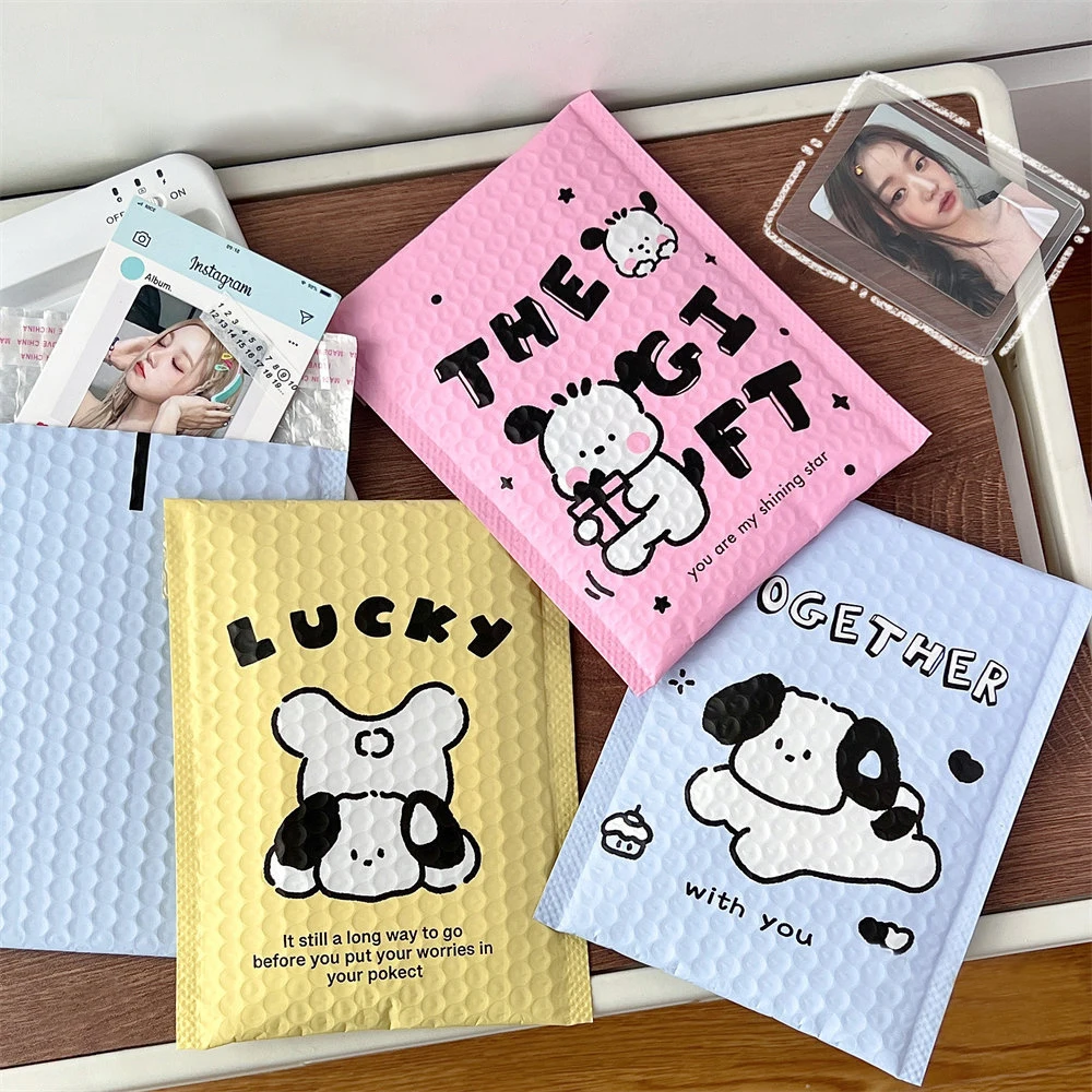 custom colorful white poly bubble mailers/black plastic mail bags/padded envelopes shipping suppliers details