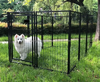 Wholesale 5' X 10' X 6' Galvanized Welded Wire Outdoor Large Dog Kennel