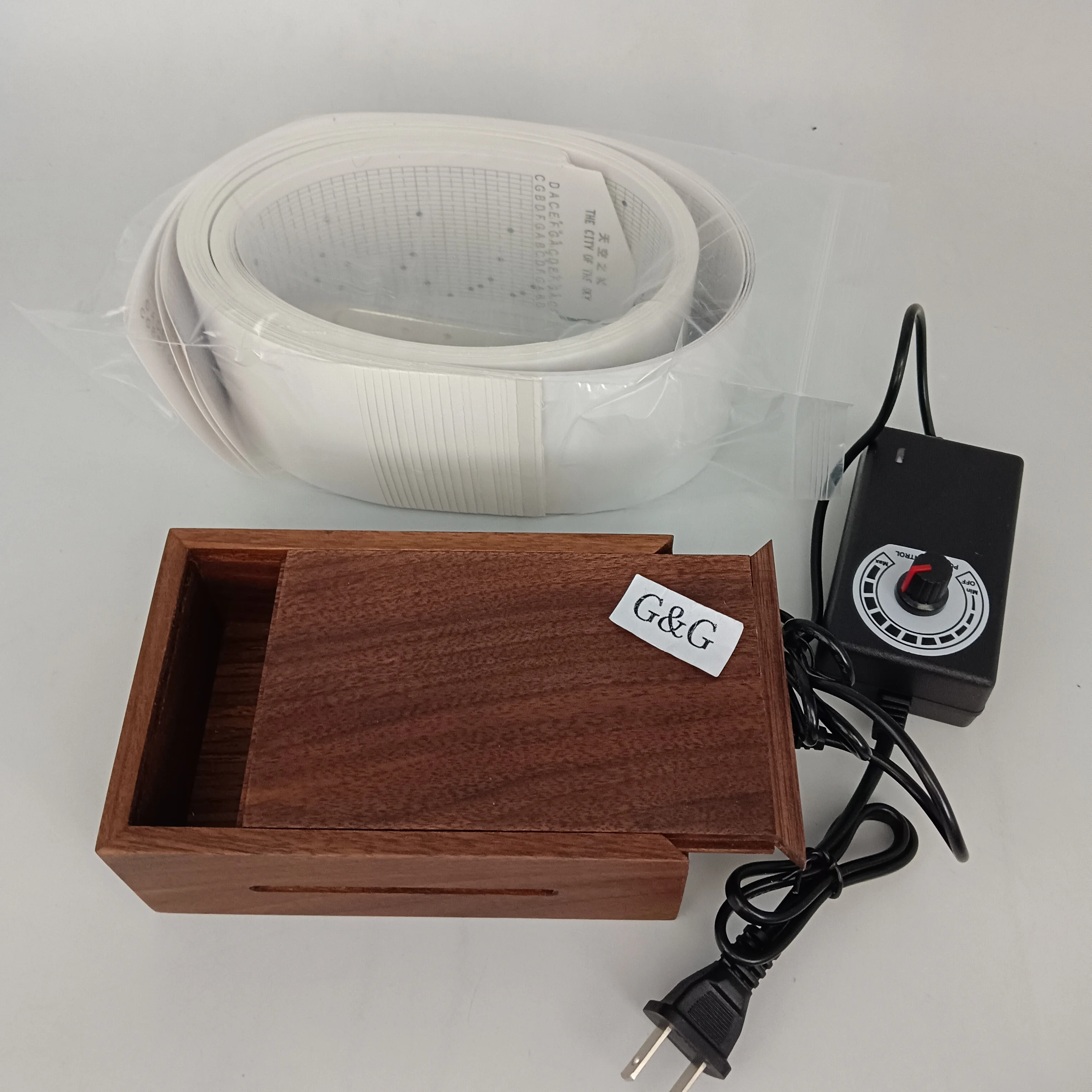 洋楽 E2 Electronic Music Box 6LP Retro Wooden Electric Motor Music Boxes - 30 Note Puncher