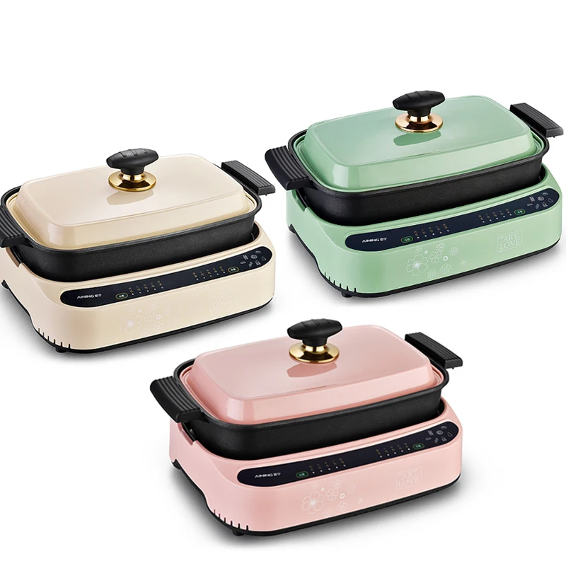 Smokeless Indoor Electric Bbq Grills Temperature Control Multifunction