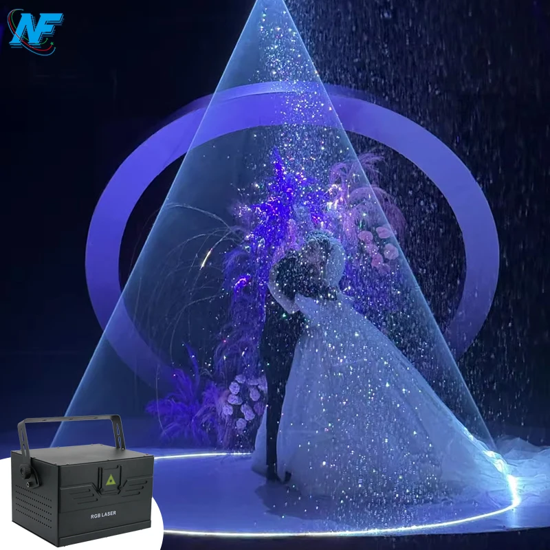 Wedding Laser Lights Show ILDA Projector - 3W/5W/10W RGB Laser