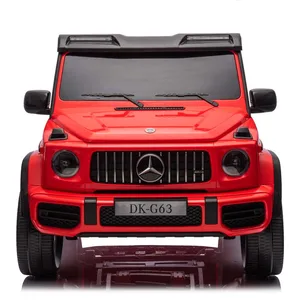 Red Mercedes Benz AMG G63 Licensed 2-Seater 24V Ride-on Car for Age 2-13 4x4 200W Motor & Parent Control for Kids 2-4 Years Old
