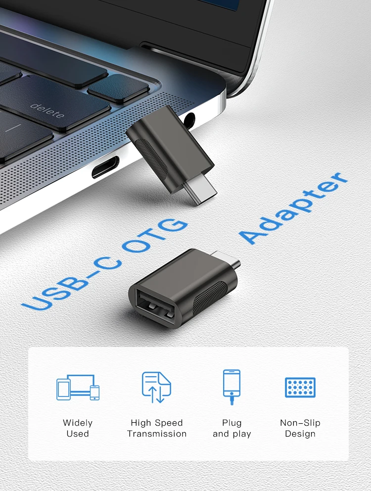 Otg Male To Usb 3.0 A Female Adapter Usb C To A Power Supply Converter ...