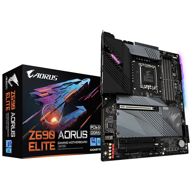 GIGABYTE Z690 AORUS ELITEマザーボード (LGA 1700ソケットおよび  