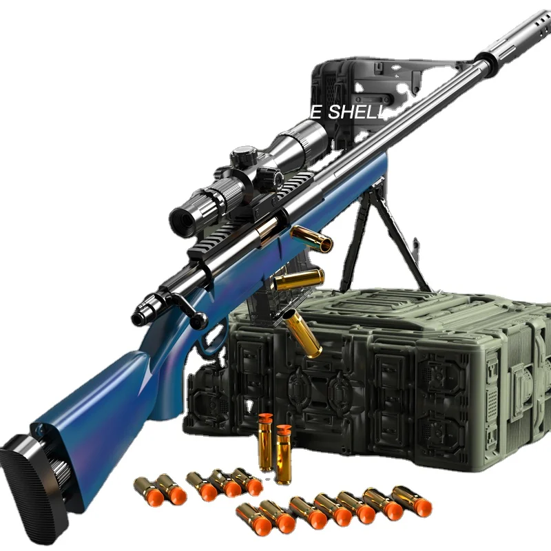 2023 New Arrival Manual Ejection Soft Bullet Electric M24 Sniper Rifle With Safely Air Soft Toy Gun for Outdoors Shooting Game