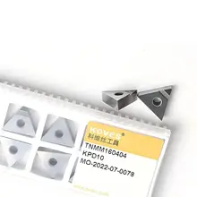 KOVES TNMM1604 PCD Inserts for High-Speed Automotive Aluminum Machining, Mirror Finish