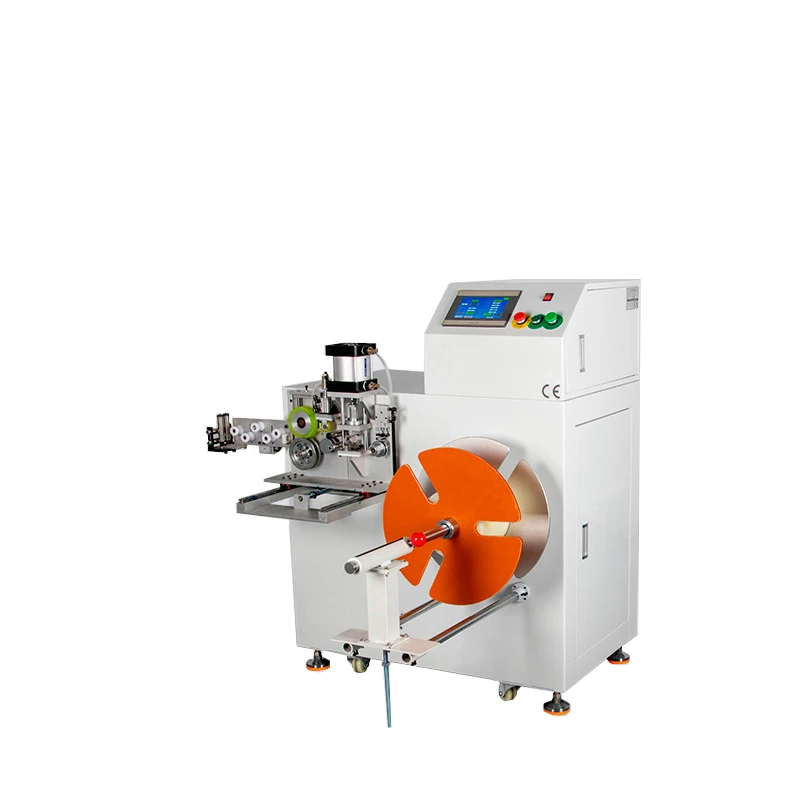 Length Measuring Electric Wire Spooling Cable Bobbin Wind Rewind Tie Tying Machine