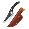 4.0mm Black Wood Boning Knife with pu holster
